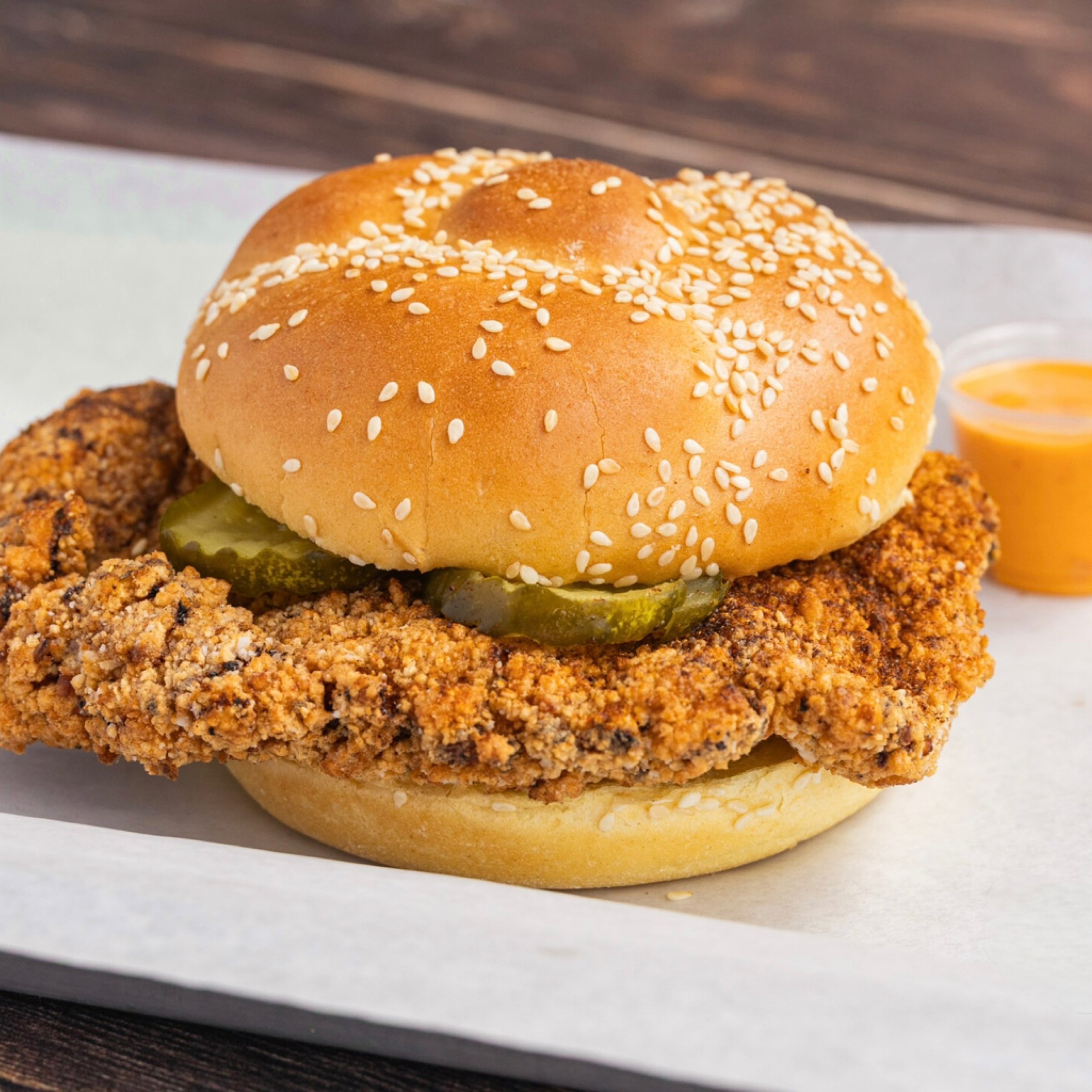 Basic Chick Sandwich 原味雞排三明治 | Java Saga Doraville